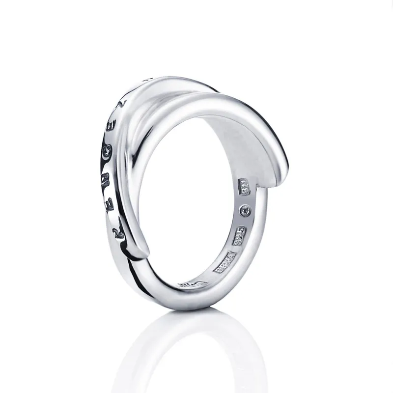 Alternativ bild 0 för Pencez De Moy Edge Ring Silver 15.00 mm