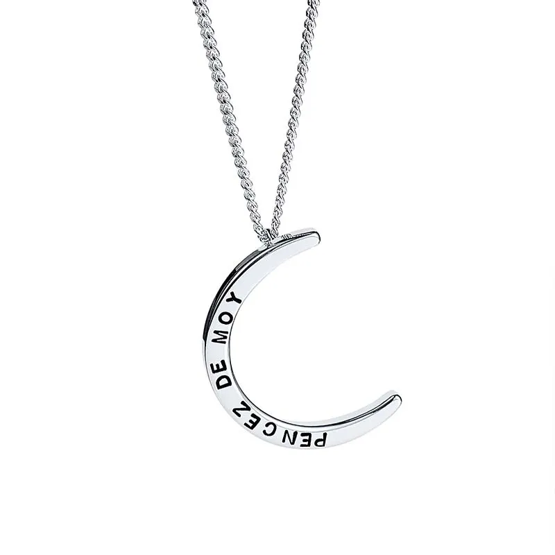 Alternativ bild 0 för Pencez Moon Halsband Silver 40-45 cm