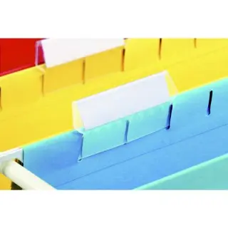 Produktfoto för Pendaflex Instick till rubrikhållare, 100-pack, vit