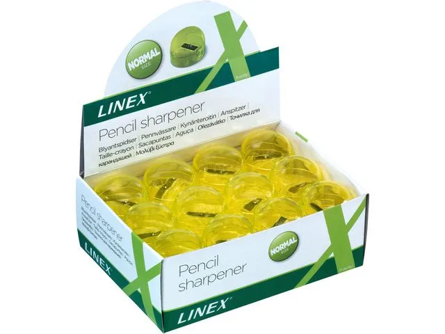 Alternativ bild 0 för Pennvässare Linex, 1 hål, gul