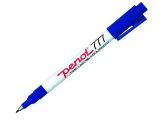 Produktfoto för PENOL Märkpenna 777 permanent 1mm blå