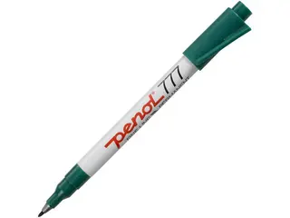Produktfoto för PENOL Märkpenna 777 permanent 1mm grön