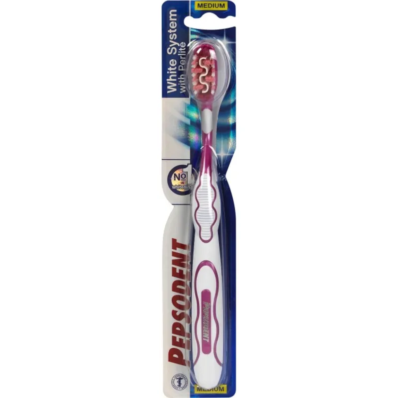 Bild 2 för Pepsodent White System tandborste Medium