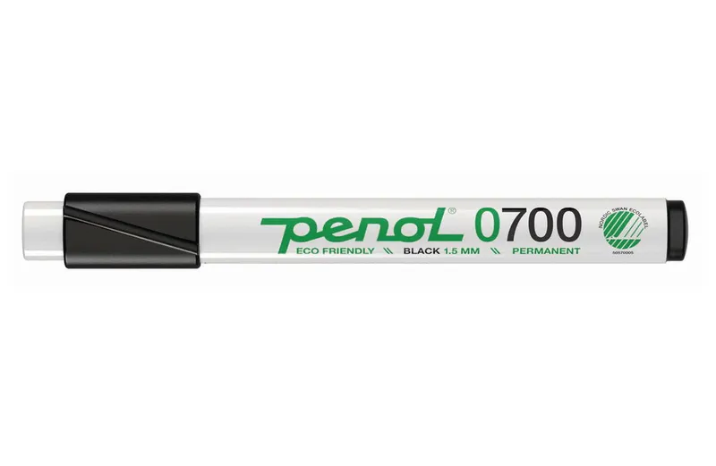 Alternativ bild 0 för Permanent marker Penol 0700, 1,5 mm, sort