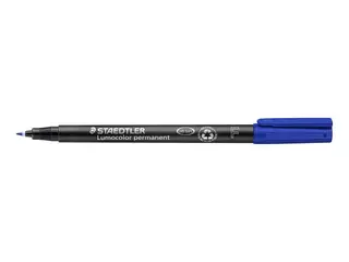 Produktfoto för Permanent pen STAEDTLER® Lumocolor® 318 F, fine, blå