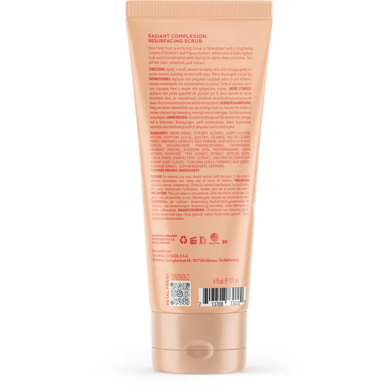 Bild 2 för Petal Fresh Pure Radiant Complexion Resurfacing Scrub 177ml