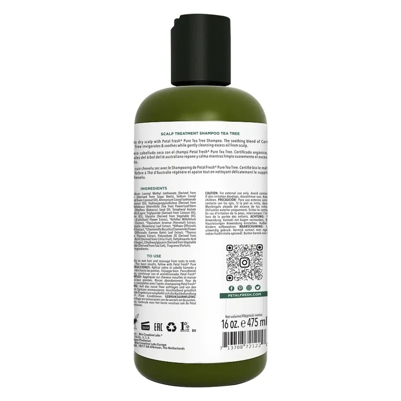 Bild 2 för Petal Fresh Pure Tea Tree Shampoo 473 ml