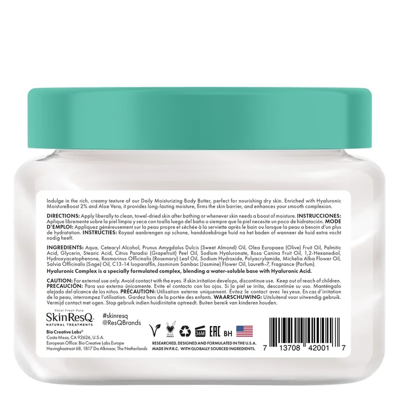 Bild 2 för Petal Fresh Skin ResQ Daily Moisturizing Body Butter 473 ml
