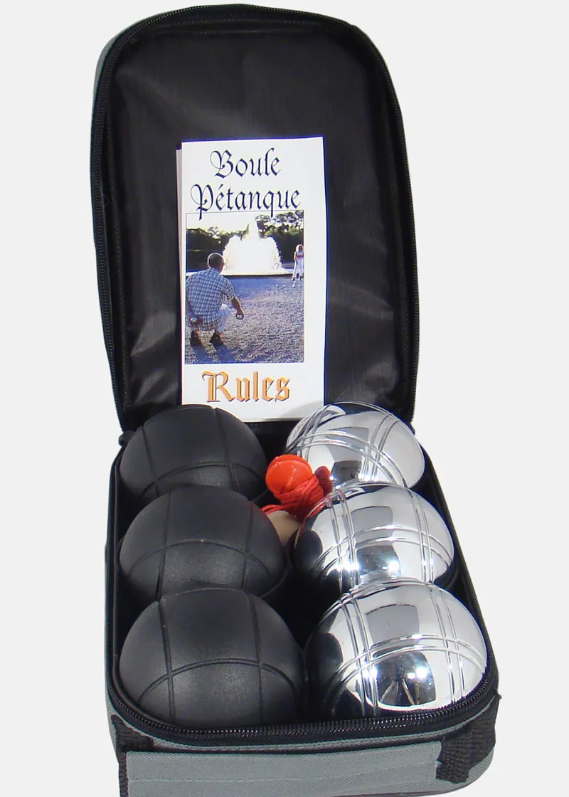 Bild 2 för Petanque Provence 6 bollar i en påse med dragkedja