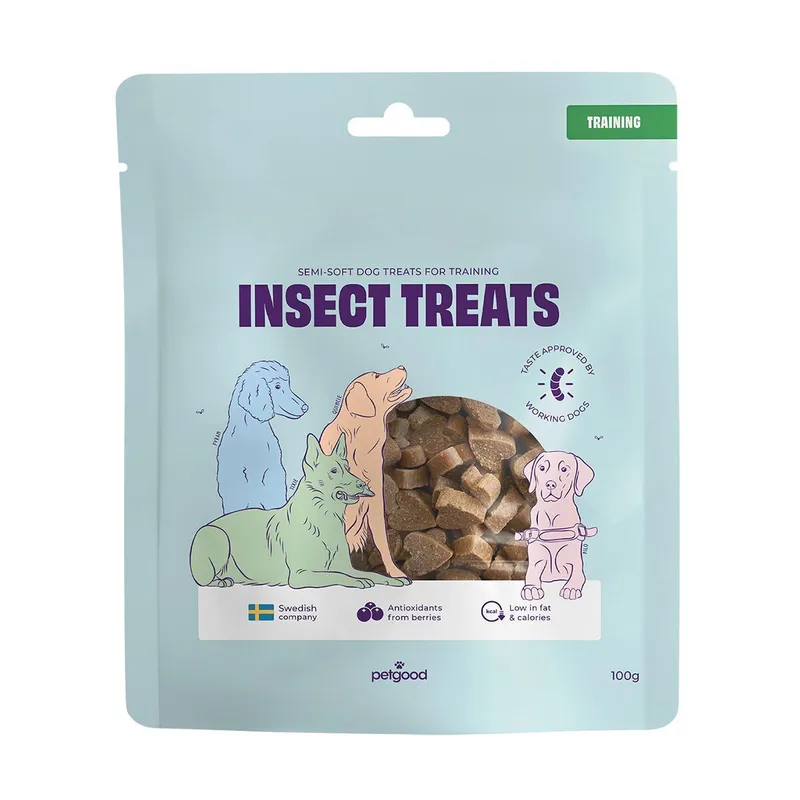 Alternativ bild 0 för Petgood 5 x Hundgodis Insekter Bär