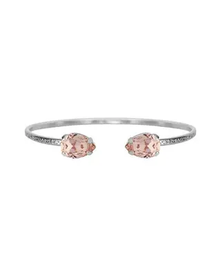 Produktfoto för Petite Drop armband vintage rose rhodium