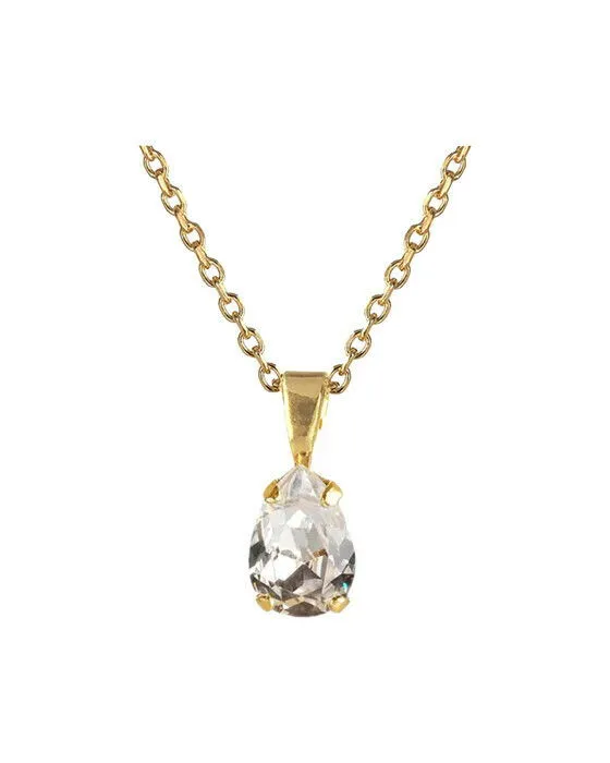Bild 1 för Petite Drop halsband crystal