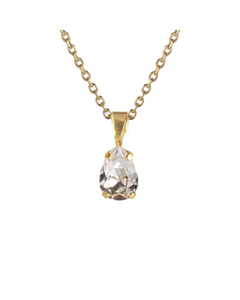 Bild 2 för Petite Drop halsband crystal