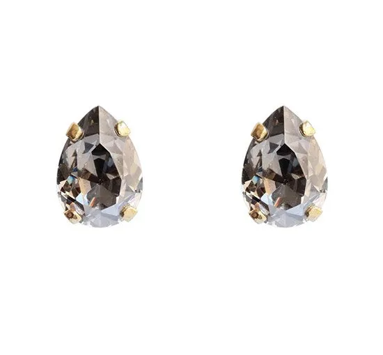 Bild 2 för Petite Drop Stud örhängen black diamond