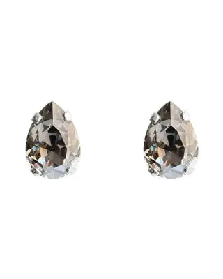 Produktfoto för Petite Drop Stud örhängen black diamond rhodium