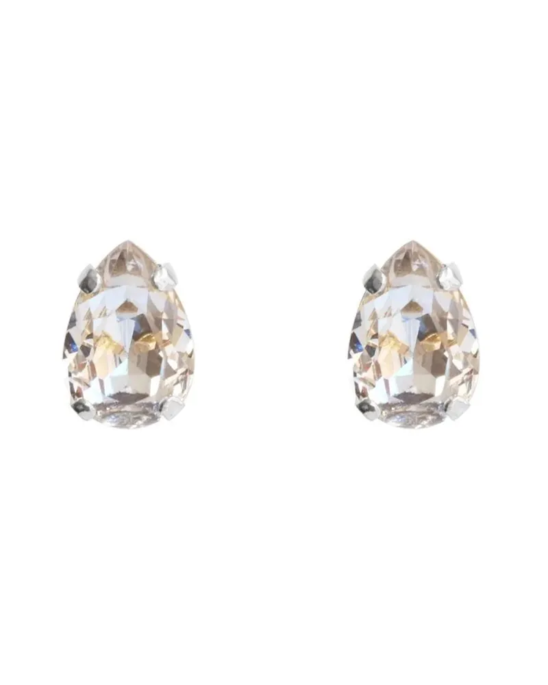 Bild 2 för Petite Drop Stud örhängen crystal rhodium