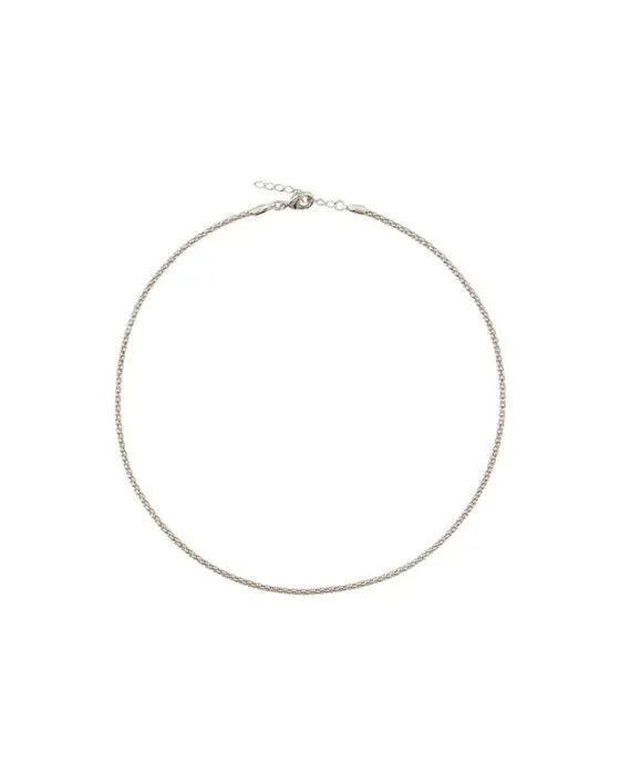Bild 1 för Petite Rope halsband rhodium