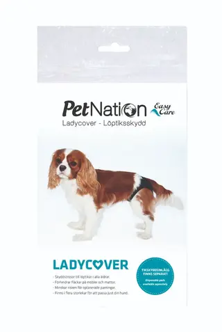 Produktfoto för PetNation Tikskydd LadyCover Easy Care Svart 60 cm 1 st