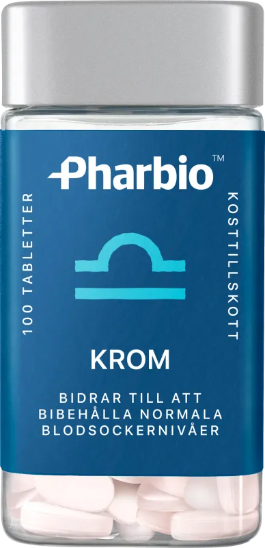 Alternativ bild 0 för Pharbio Krom 100 st