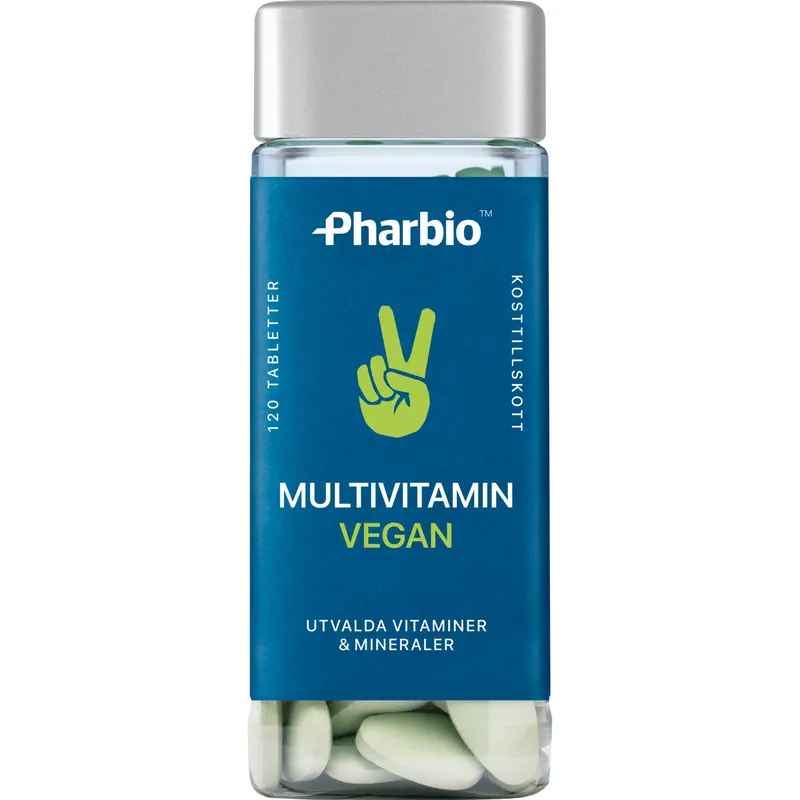 Bild 2 för Pharbio Multivitamin Vegan 120 tabletter