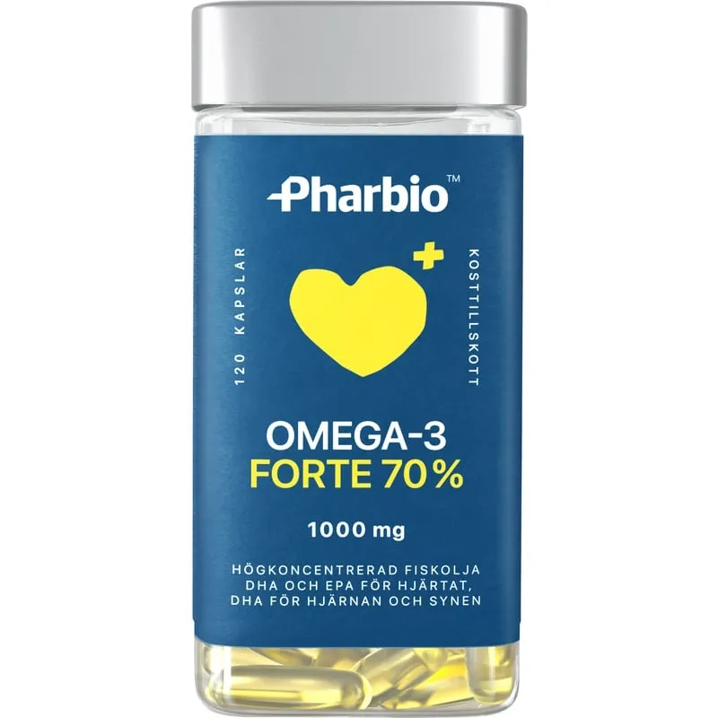 Bild 1 för Pharbio Omega-3 Forte 120 kapslar