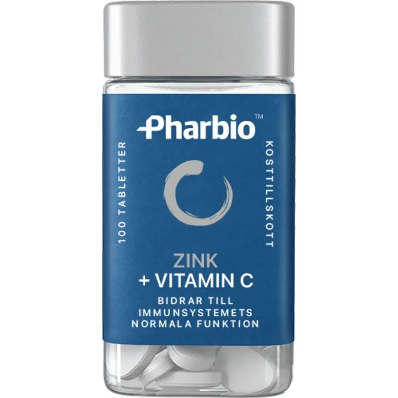 Bild 2 för Pharbio Zink + Vitamin C 100 tablett