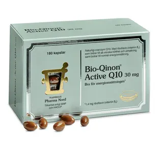 Produktfoto för Pharma Nord Bio-Qinon Active Q10 30 mg 180 kapslar