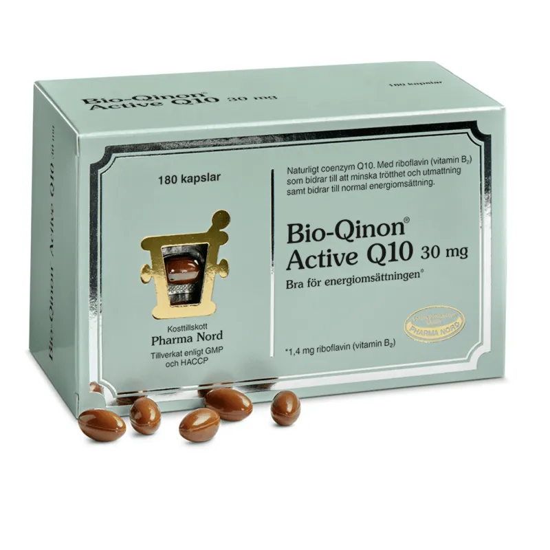 Bild 1 för Pharma Nord Bio-Qinon Active Q10 30 mg 180 kapslar