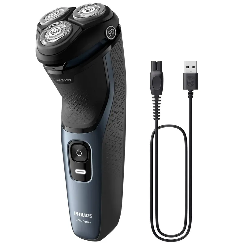 Bild 2 för Philips 3000 Series S3144 - Rakapparat - sladdlös - marinblå