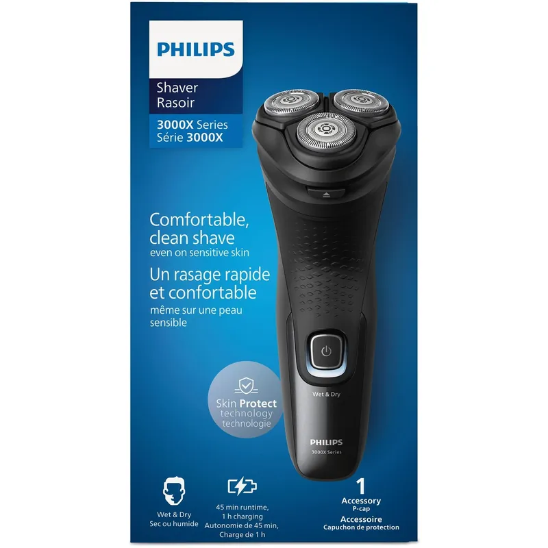 Bild 2 för Philips 3000X Series X3051 - Rakapparat - sladdlös - nattsvart