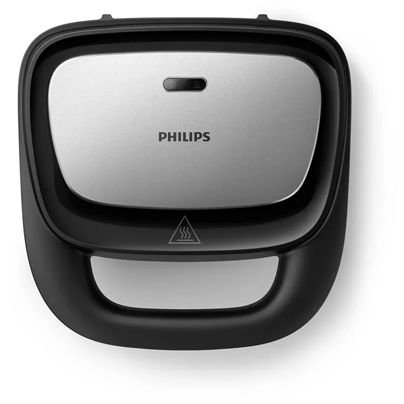 Bild 2 för Philips 5000 series HD2350/80 Smörgåsgrill, Svart, Silver, 750 W