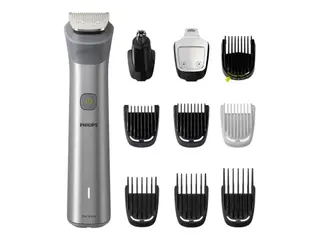 Produktfoto för Philips allt-i-ett-trimmer MG5920/15 Series 5000, rostfritt stål, 0,5 mm, 1,6 cm, 1 mm, skägg, öra, näsa, batteri