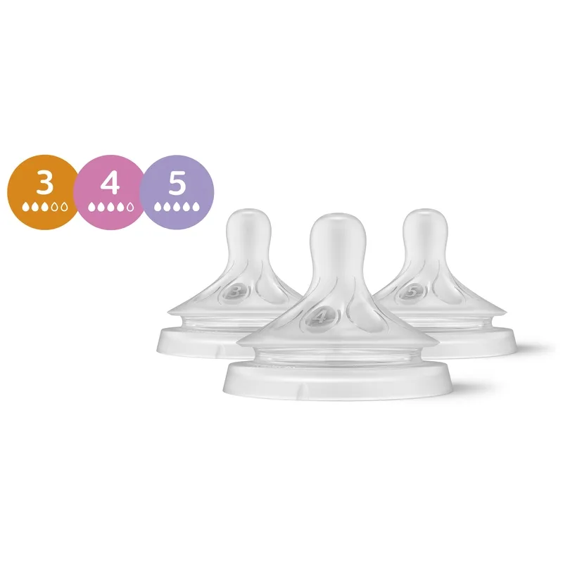 Bild 1 för Philips Avent Napp Natural Response Nappaket Mix & Match 3-pack