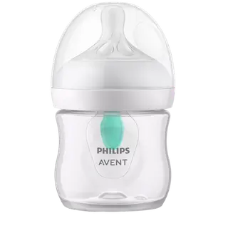Produktfoto för Philips Avent Natural Response Flaska 125 ml + AirFree vent