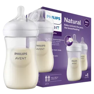 Produktfoto för Philips Avent Natural Response Flaska 260 ml x2