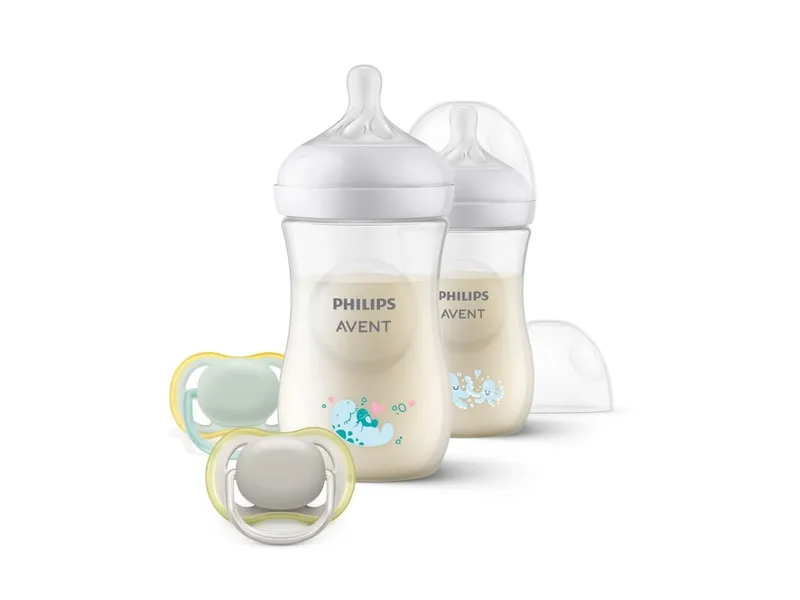 Alternativ bild 0 för Philips Avent Natural Response Presentkit 260 ml flaska x2 + Ultra air Napp x2