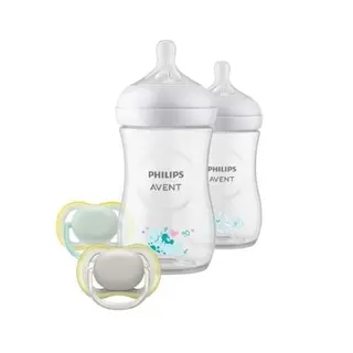 Produktfoto för Philips Avent Natural Response Presentkit 260 ml flaska x2 + Ultra air Napp x2