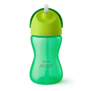 Produktfoto för Philips Avent Sugrörsmugg 12 månader+  Grön 300 ml