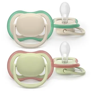 Produktfoto för Philips Avent Ultra Air Napp Grön & Beige 6-18 mån 2-pack