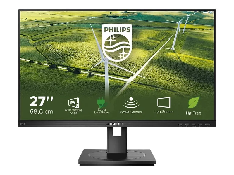 Alternativ bild 0 för Philips B Line 272B1G - LED-skärm - 27 - 1920 x 1080 Full HD (1080p) @ 75 Hz - IPS - 250 cd/m² - 1000:1 - 4 ms - HDMI, DVI-D, VGA, DisplayPort - högtalare - svart med struktur