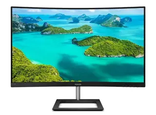 Produktfoto för Philips E-line 272E1CA - LED-skärm - böjd - 27 - 1920 x 1080 Full HD (1080p) @ 75 Hz - VA - 250 cd/m² - 3000:1 - 4 ms - HDMI, VGA, DisplayPort - högtalare - svart med struktur
