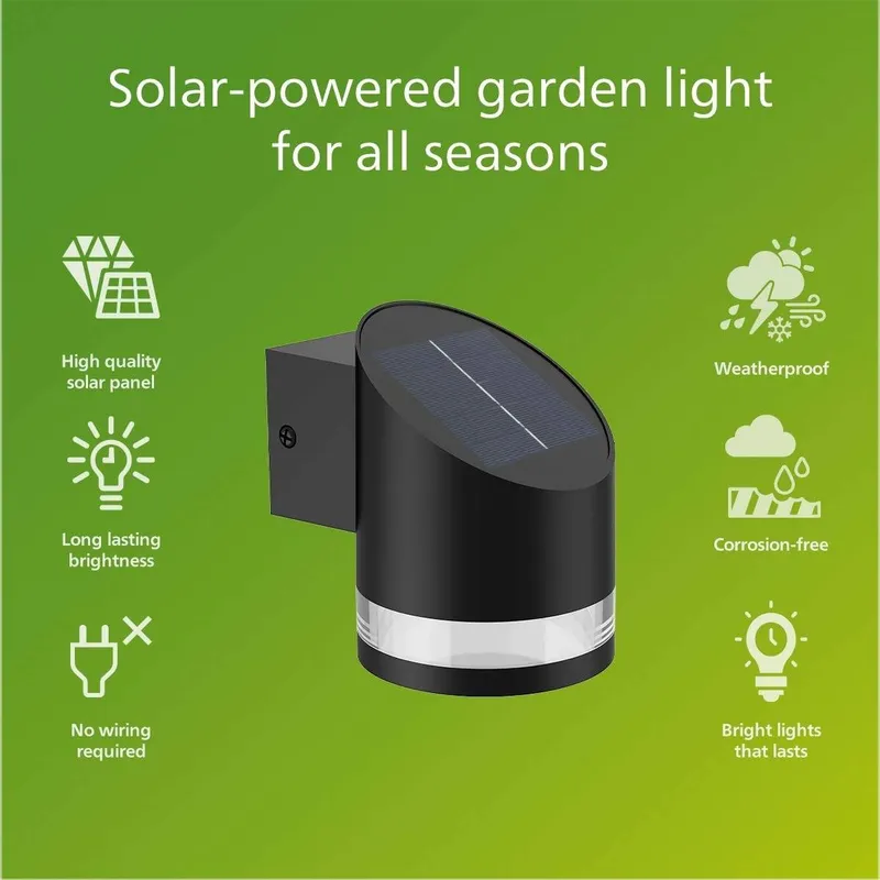 Bild 2 för Philips Fyve vägglampa 1,5 W, Väggbelysning för utomhusbruk, Svart, Plast, IP44, Fasad, Trädgård, Terass, III