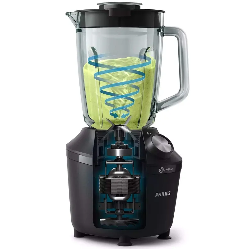Bild 2 för Philips HR2291/01 3000 Series mixer, 600 watt, glas