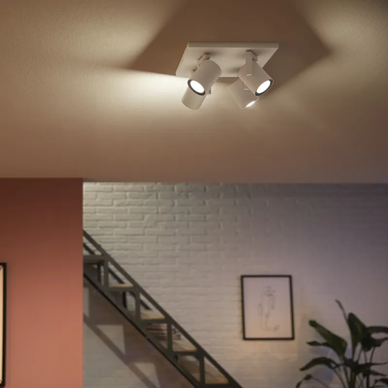 Bild 2 för Philips Hue Argenta Plate/Spiral 4x5.7W - White