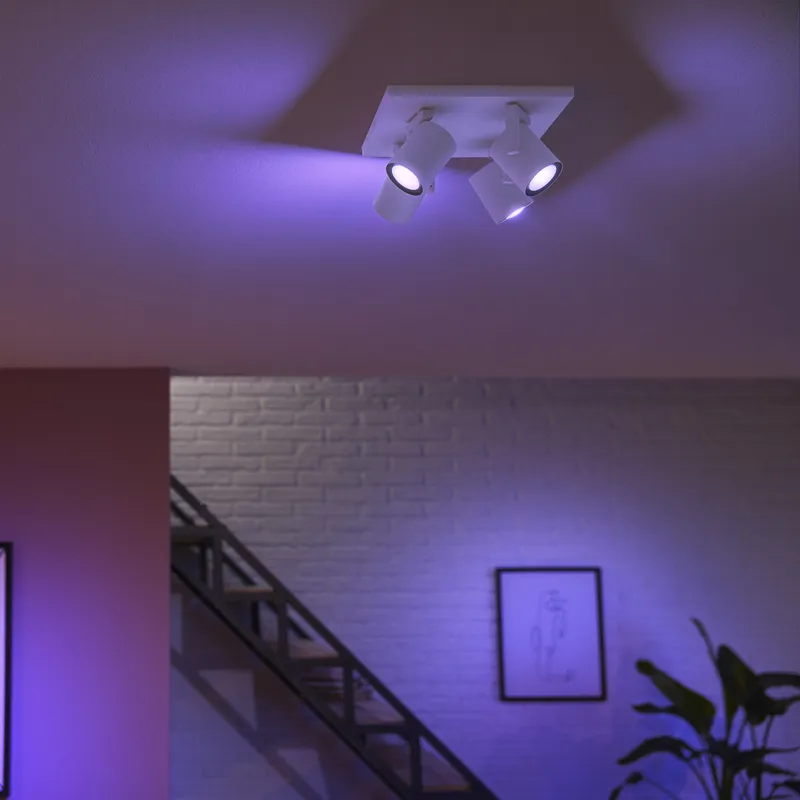 Bild 3 för Philips Hue Argenta Plate/Spiral 4x5.7W - White