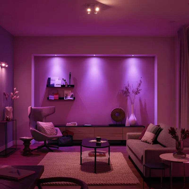 Bild 4 för Philips Hue Argenta Plate/Spiral 4x5.7W - White