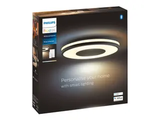 Produktfoto för Philips Hue - Being Plafond White Amb. Black Philips Hue
