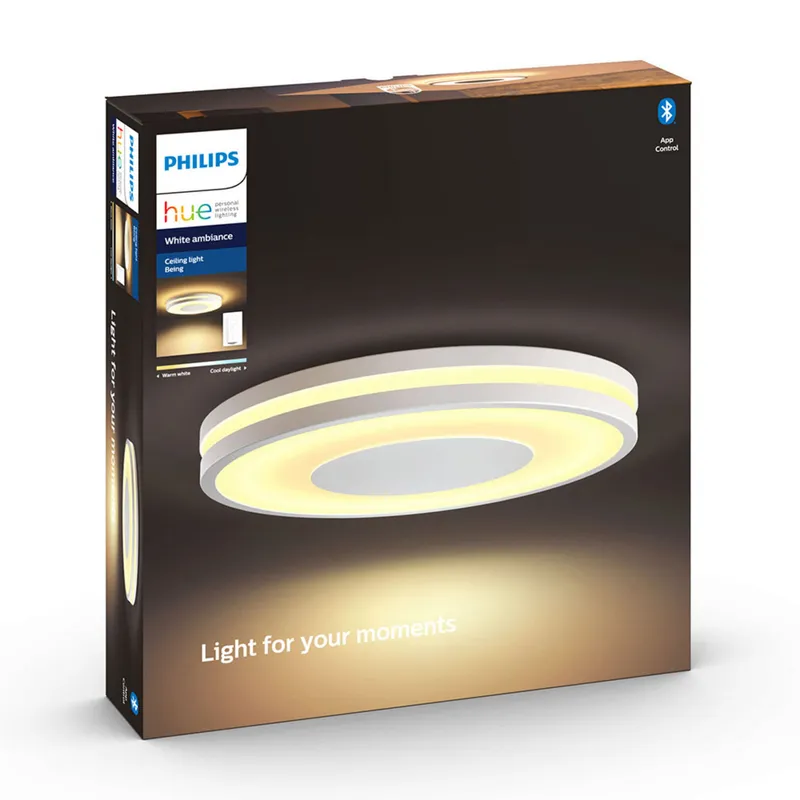 Bild 4 för Philips Hue - Being Plafond White Amb. White Philips Hue