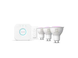 Produktfoto för Philips Hue Color Gu10 Spotlight - Startpaket Med 3 Ljuskällor