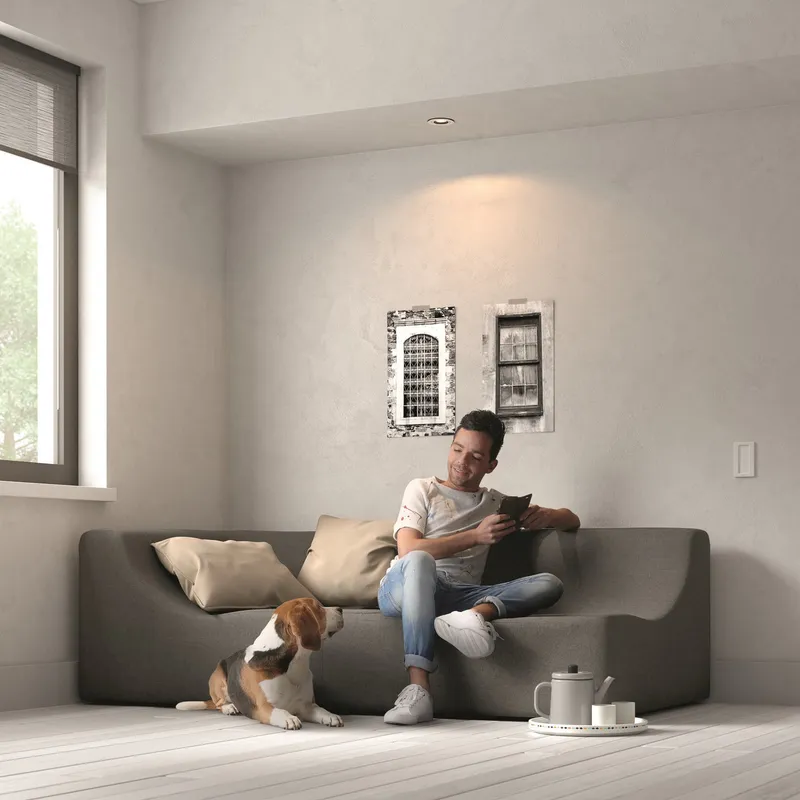 Bild 1 för Philips Hue Milliskin Infälld Spotlight Rund - Aluminium